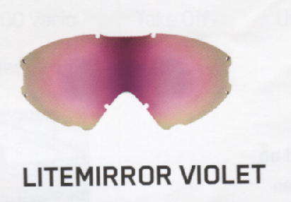 Uvex LiteMirror Violet Lenses